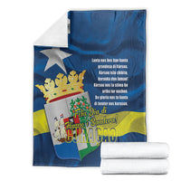 Curacao Flag Day Blanket Felis Dia di Himno i Bandera