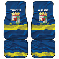 Personalized Curacao Flag Day Car Mats Felis Dia di Himno i Bandera