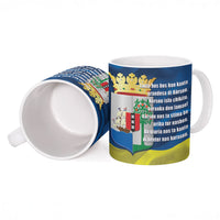 Curacao Flag Day Ceramic Mug Felis Dia di Himno i Bandera