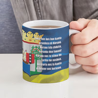 Curacao Flag Day Ceramic Mug Felis Dia di Himno i Bandera