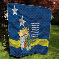 Curacao Flag Day Quilt Felis Dia di Himno i Bandera