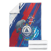 Cape Verde Independence Day Blanket 51st Anniversary Manatee Coat Of Arms