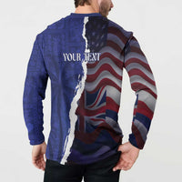 Personalized Hawaii Statehood Day Button Sweatshirt 66th Anniversary - Wonder Print Shop