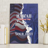 Personalized Hawaii Statehood Day Canvas Wall Art 66th Anniversary - Wonder Print Shop