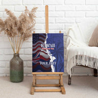 Personalized Hawaii Statehood Day Canvas Wall Art 66th Anniversary - Wonder Print Shop