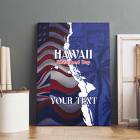 Personalized Hawaii Statehood Day Canvas Wall Art 66th Anniversary - Wonder Print Shop