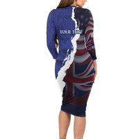 Personalized Hawaii Statehood Day Family Matching Long Sleeve Bodycon Dress and Hawaiian Shirt 66th Anniversary - Wonder Print Shop