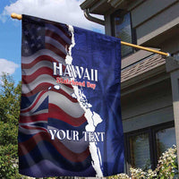 Personalized Hawaii Statehood Day Garden Flag 66th Anniversary - Wonder Print Shop
