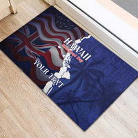 Personalized Hawaii Statehood Day Rubber Doormat 66th Anniversary - Wonder Print Shop
