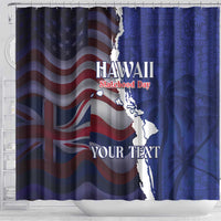 Personalized Hawaii Statehood Day Shower Curtain 66th Anniversary - Wonder Print Shop