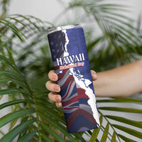 Personalized Hawaii Statehood Day Skinny Tumbler 66th Anniversary - Wonder Print Shop