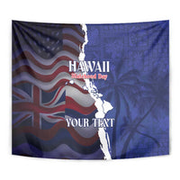 Personalized Hawaii Statehood Day Tapestry 66th Anniversary - Wonder Print Shop