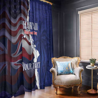 Personalized Hawaii Statehood Day Window Curtain 66th Anniversary - Wonder Print Shop