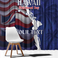Personalized Hawaii Statehood Day Window Curtain 66th Anniversary - Wonder Print Shop
