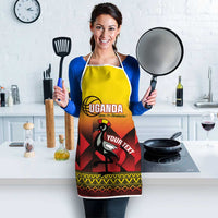 Uganda Basketball Custom Apron Come On Silverbacks African Pattern - Wonder Print Shop