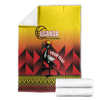 Uganda Basketball Custom Blanket Come On Silverbacks African Pattern - Wonder Print Shop