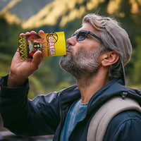 Uganda Basketball Custom 4 in 1 Can Cooler Tumbler Come On Silverbacks African Pattern - Wonder Print Shop