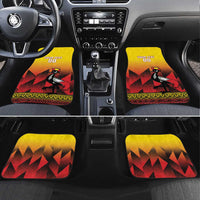 Uganda Basketball Custom Car Mats Come On Silverbacks African Pattern - Wonder Print Shop