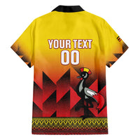 Uganda Basketball Custom Family Matching Puletasi and Hawaiian Shirt Come On Silverbacks African Pattern - Wonder Print Shop