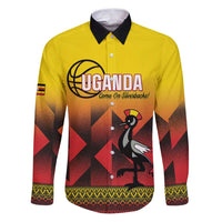 Uganda Basketball Custom Family Matching Puletasi and Hawaiian Shirt Come On Silverbacks African Pattern - Wonder Print Shop