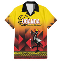 Uganda Basketball Custom Hawaiian Shirt Come On Silverbacks African Pattern - Wonder Print Shop