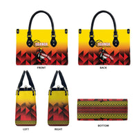 Uganda Basketball Custom Leather Bag Come On Silverbacks African Pattern - Wonder Print Shop
