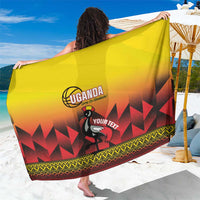 Uganda Basketball Custom Sarong Come On Silverbacks African Pattern - Wonder Print Shop