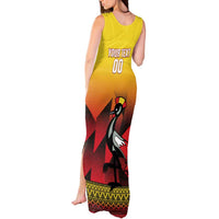 Uganda Basketball Custom Tank Maxi Dress Come On Silverbacks African Pattern - Wonder Print Shop