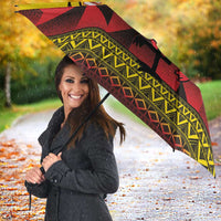 Uganda Basketball Custom Umbrella Come On Silverbacks African Pattern - Wonder Print Shop