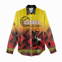 Uganda Basketball Custom Women Casual Shirt Come On Silverbacks African Pattern - Wonder Print Shop