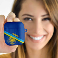 Rwanda Basketball Custom AirPods Case Go Champions Imigongo Folk Pattern - Wonder Print Shop