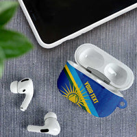 Rwanda Basketball Custom AirPods Case Go Champions Imigongo Folk Pattern - Wonder Print Shop