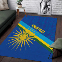 Rwanda Basketball Custom Area Rug Go Champions Imigongo Folk Pattern - Wonder Print Shop