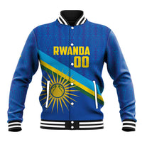 Rwanda Basketball Custom Baseball Jacket Go Champions Imigongo Folk Pattern - Wonder Print Shop