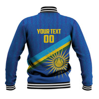 Rwanda Basketball Custom Baseball Jacket Go Champions Imigongo Folk Pattern - Wonder Print Shop