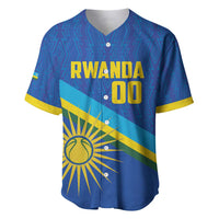 Rwanda Basketball Custom Baseball Jersey Go Champions Imigongo Folk Pattern - Wonder Print Shop