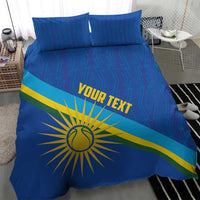 Rwanda Basketball Custom Bedding Set Go Champions Imigongo Folk Pattern - Wonder Print Shop