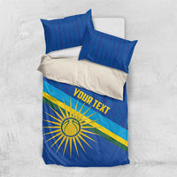 Rwanda Basketball Custom Bedding Set Go Champions Imigongo Folk Pattern - Wonder Print Shop