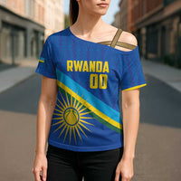 Rwanda Basketball Custom Cross Shoulder Shirt Go Champions Imigongo Folk Pattern - Wonder Print Shop