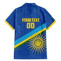 Rwanda Basketball Custom Family Matching Mermaid Dress and Hawaiian Shirt Go Champions Imigongo Folk Pattern - Wonder Print Shop