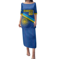 Rwanda Basketball Custom Family Matching Puletasi and Hawaiian Shirt Go Champions Imigongo Folk Pattern - Wonder Print Shop