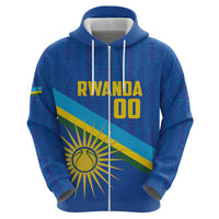 Rwanda Basketball Custom Hoodie Go Champions Imigongo Folk Pattern - Wonder Print Shop