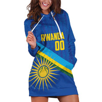 Rwanda Basketball Custom Hoodie Dress Go Champions Imigongo Folk Pattern - Wonder Print Shop