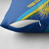Rwanda Basketball Custom Pillow Cover Go Champions Imigongo Folk Pattern - Wonder Print Shop
