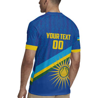 Rwanda Basketball Custom Rugby Jersey Go Champions Imigongo Folk Pattern - Wonder Print Shop