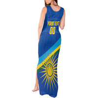 Rwanda Basketball Custom Tank Maxi Dress Go Champions Imigongo Folk Pattern - Wonder Print Shop