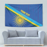 Rwanda Basketball Custom Tapestry Go Champions Imigongo Folk Pattern - Wonder Print Shop