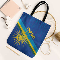 Rwanda Basketball Custom Tote Bag Go Champions Imigongo Folk Pattern - Wonder Print Shop