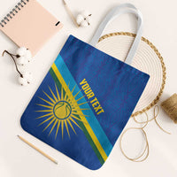Rwanda Basketball Custom Tote Bag Go Champions Imigongo Folk Pattern - Wonder Print Shop