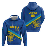 Rwanda Basketball Custom Zip Hoodie Go Champions Imigongo Folk Pattern - Wonder Print Shop